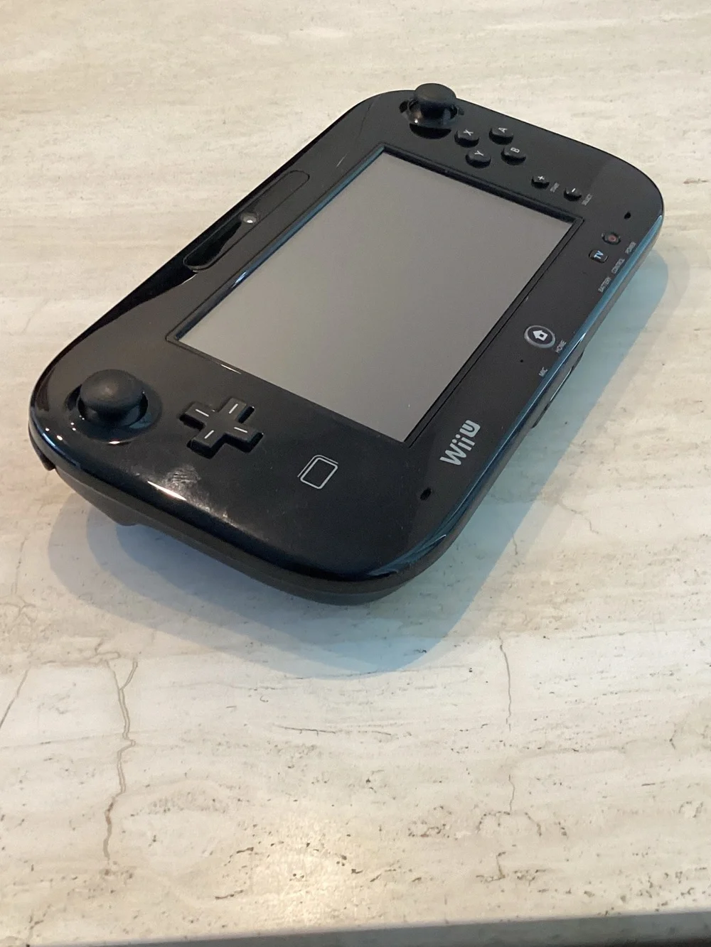Nintendo Wii U GamePad Controller Model WUP-010 USA Black Replacement Tested